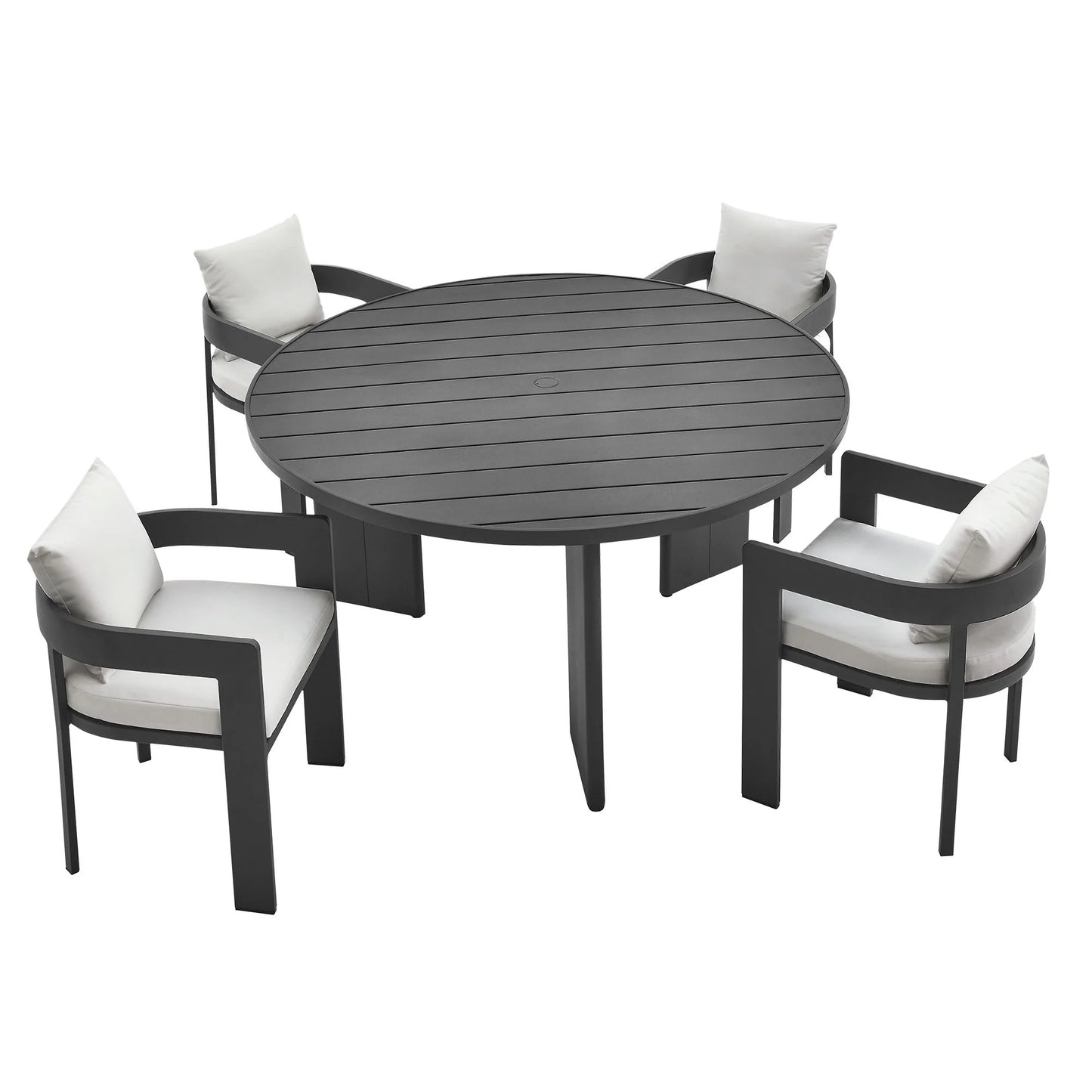 Tahoe 5-Piece Outdoor Patio Aluminum Dining Set FREE SHIPPING.