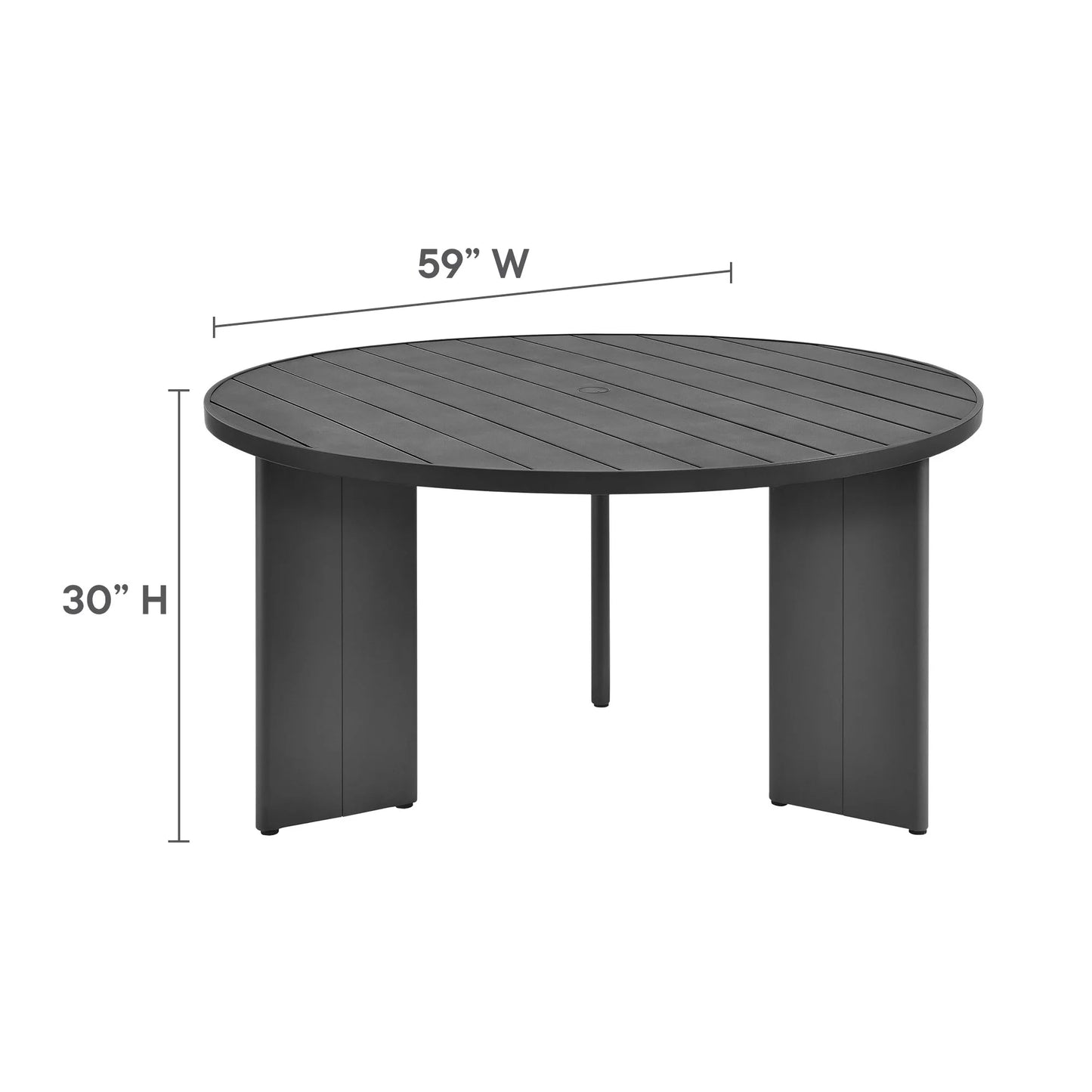 Tahoe 5-Piece Outdoor Patio Aluminum Dining Set FREE SHIPPING.