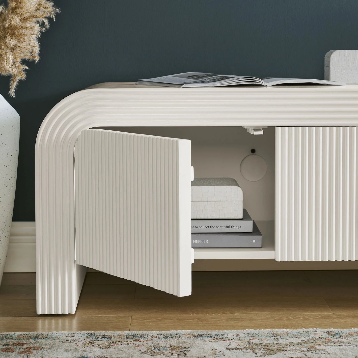 Waterflute 68" Fluted TV Stand FREE SHIPPING.