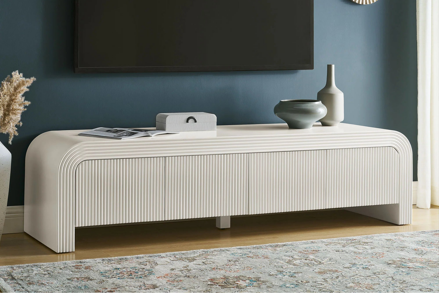 Waterflute 68" Fluted TV Stand FREE SHIPPING.