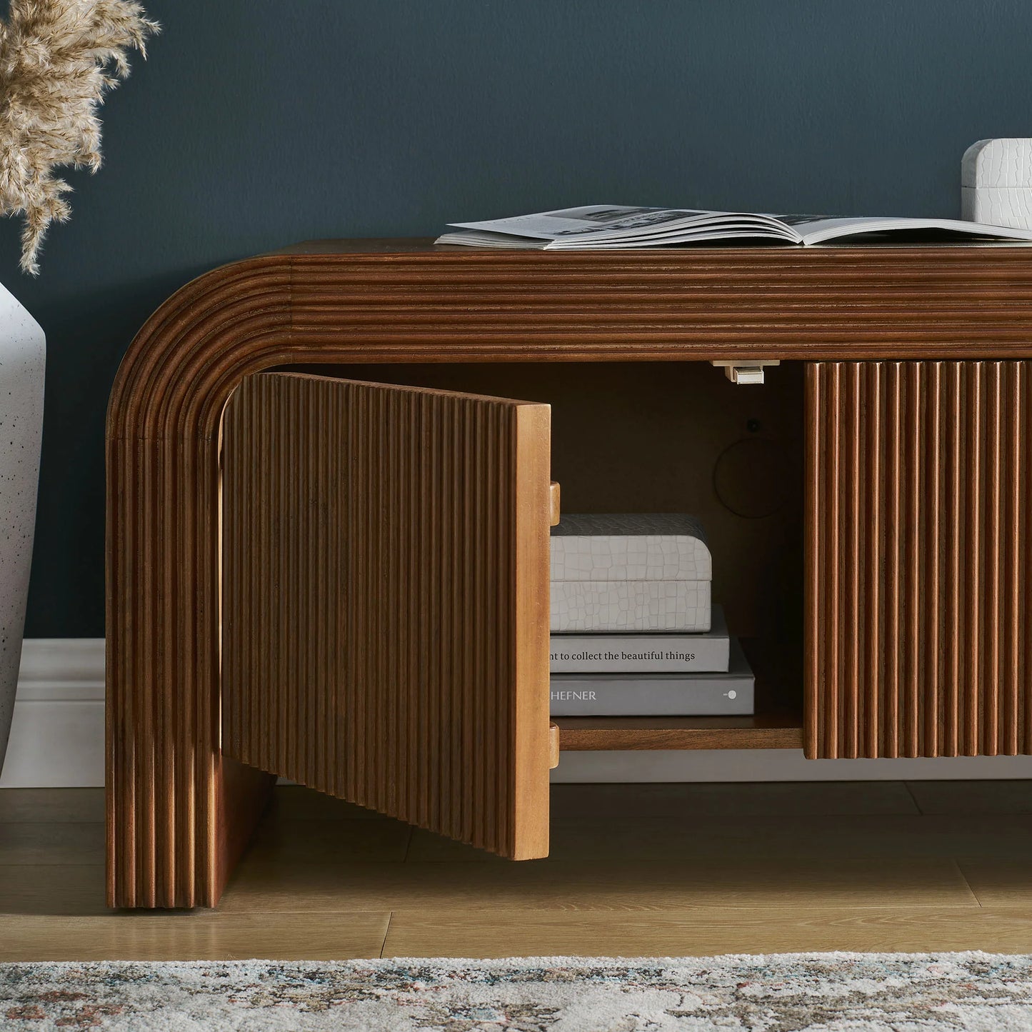 Waterflute 68" Fluted TV Stand FREE SHIPPING.