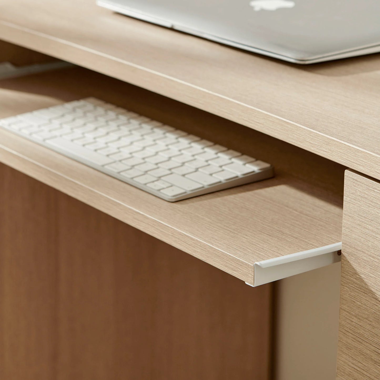 Mirae 55" 6-Drawer Curved Office Desk FREE SHIPPING.