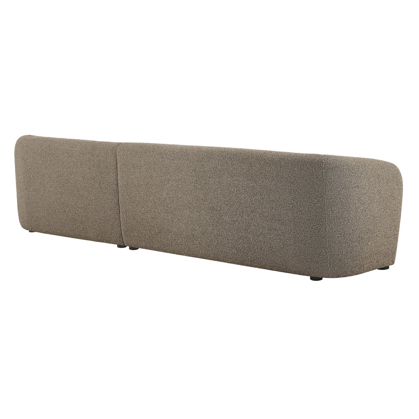 Monica 2 Piece Right Facing Boucle Fabric Modular Sofa with Chaise FREE SHIPPING