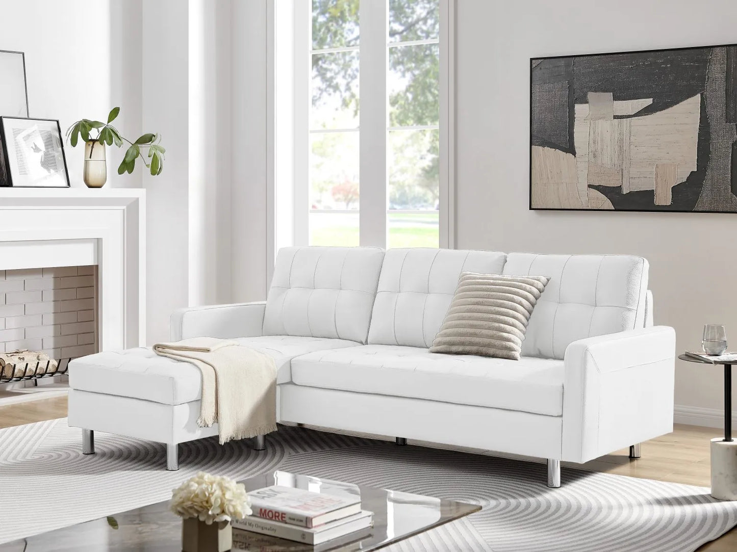 VESADA Sectional Black, Gray or White.