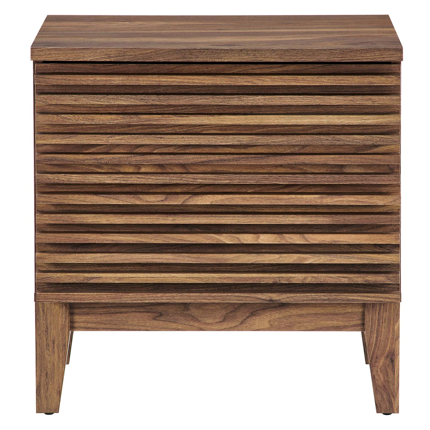 Render Two-Drawer Nightstand in Charcoal FREE SHIPPING.