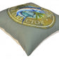 Almohada decorativa con diseño de cobrador de facturas