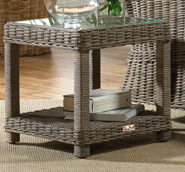 Exuma End Table w/glass