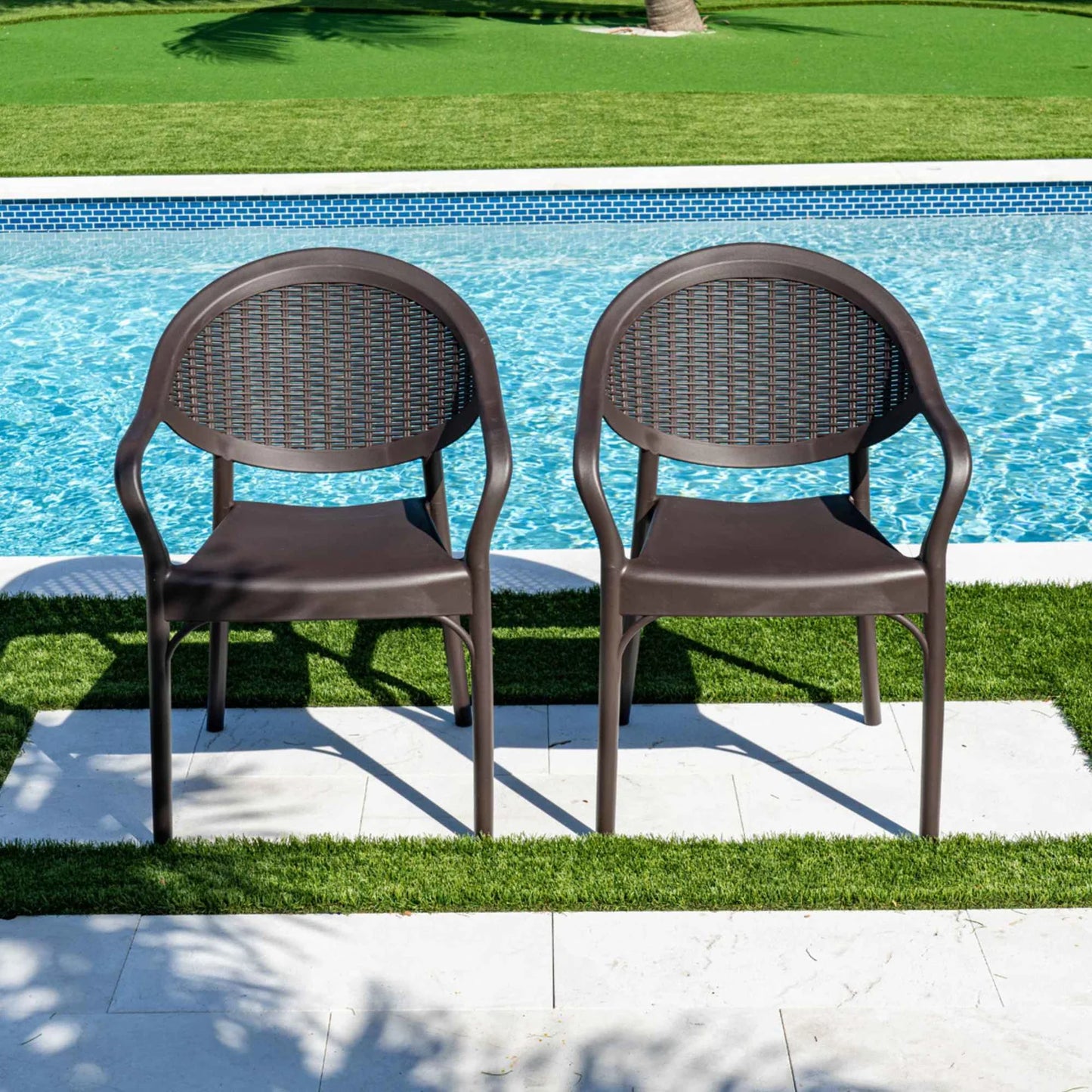 Mona 5-Piece Dining Set-Brown