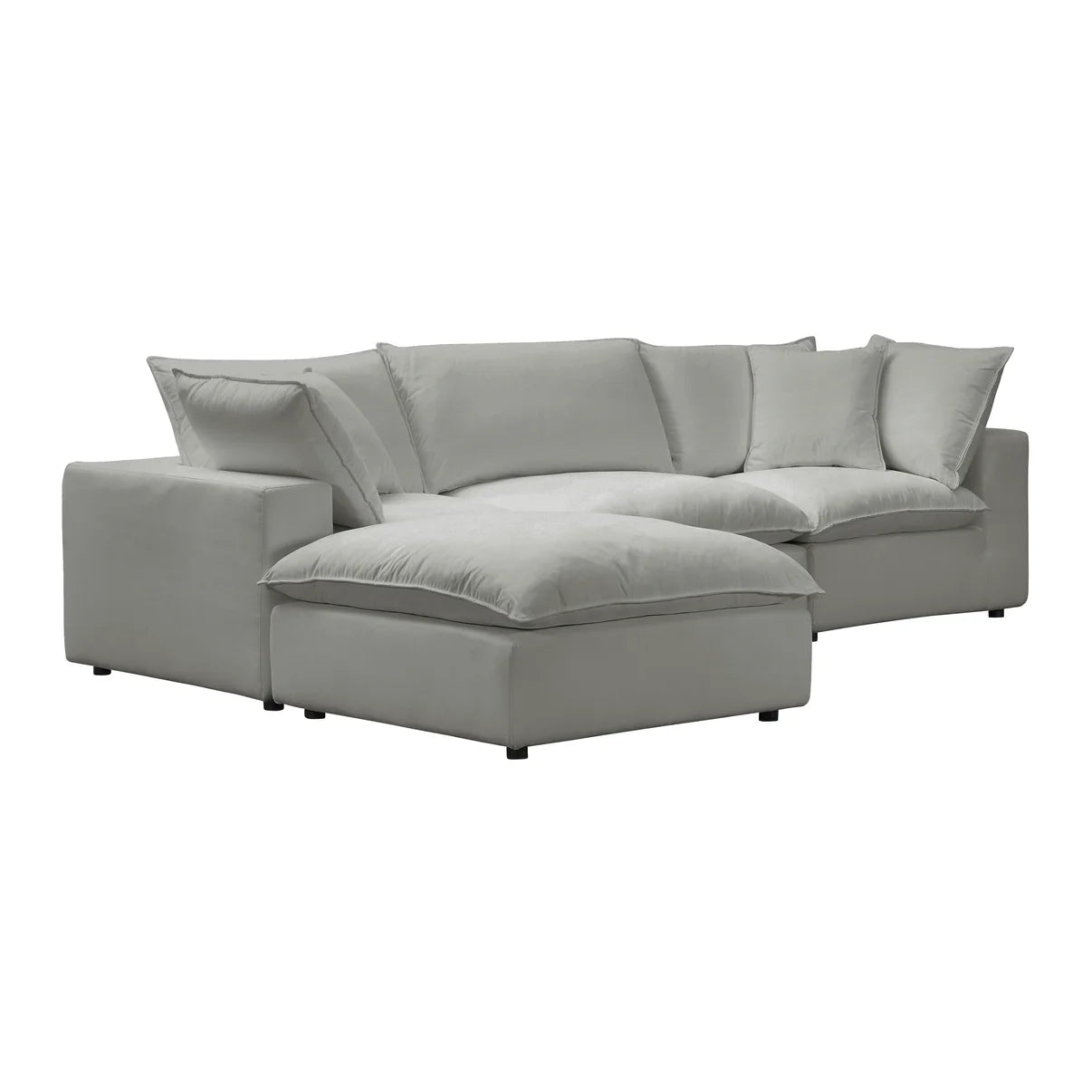 Cali 4-Piece Performance Fabric Modular Sectional