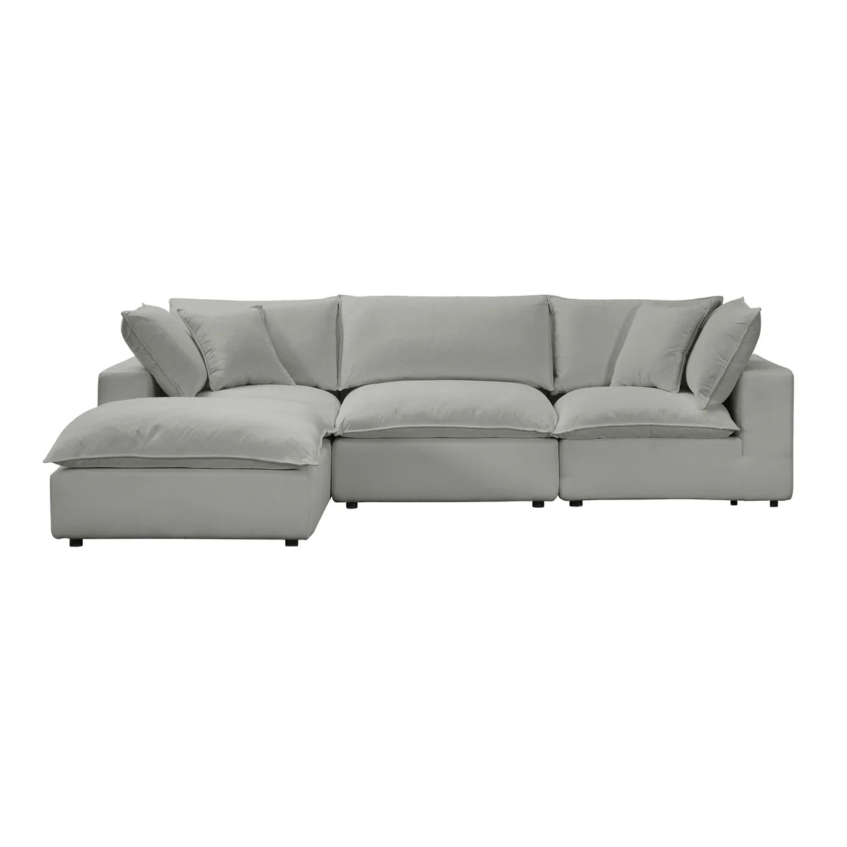 Cali 4-Piece Performance Fabric Modular Sectional