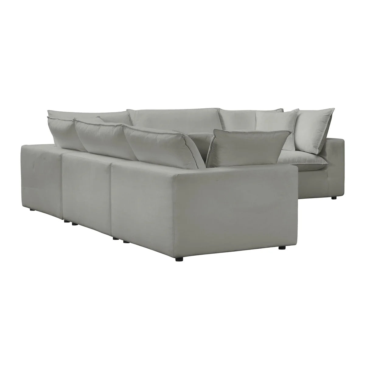 Cali 5-Piece Performance Fabric Modular L-Sectional