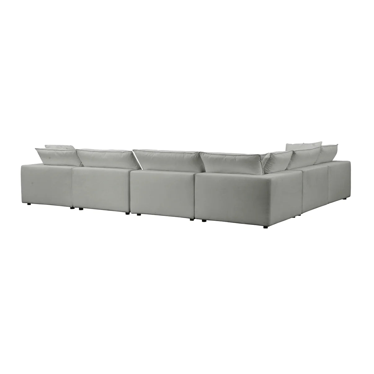 Cali 7-Piece Performance Fabric Modular Large Chaise Sectional