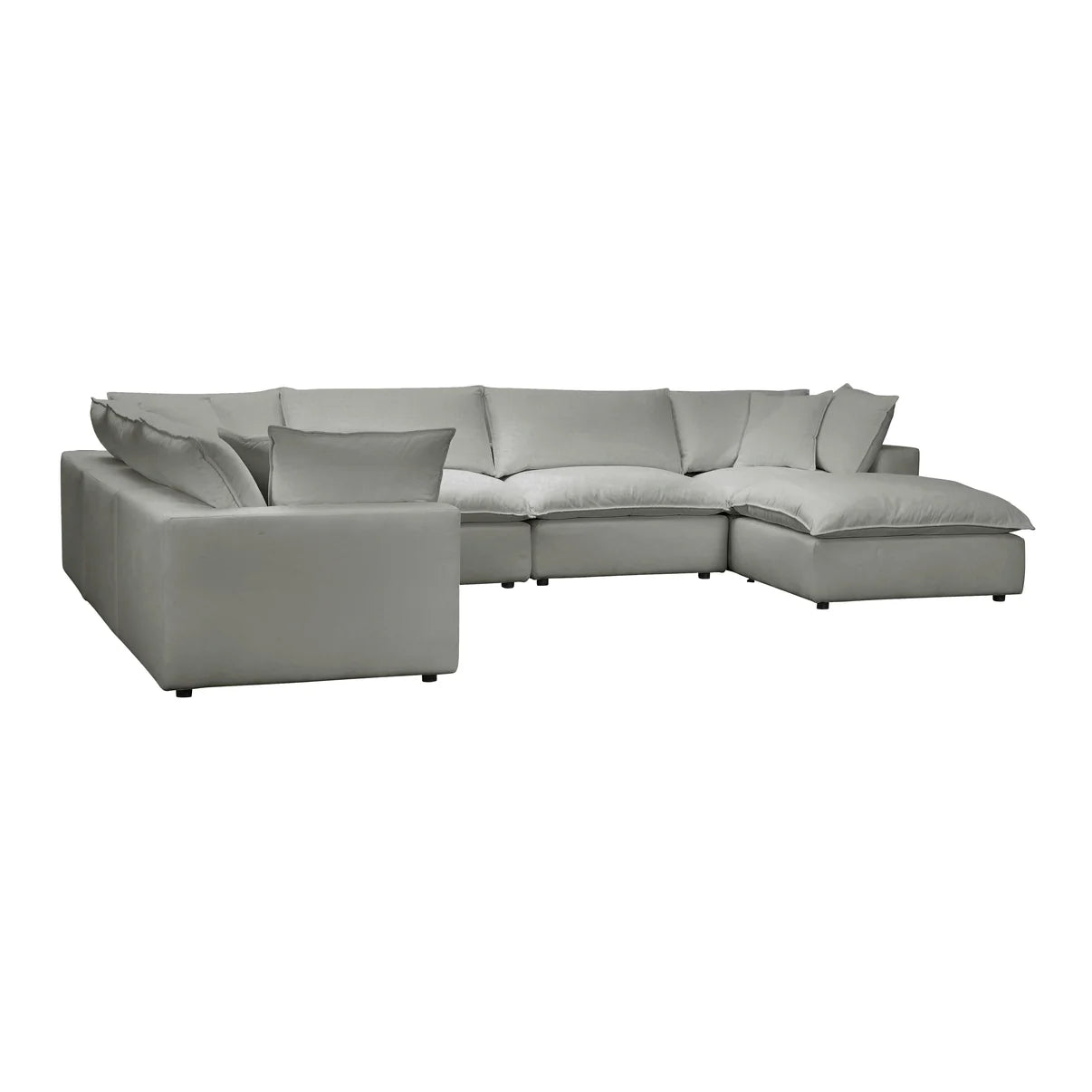 Cali 7-Piece Performance Fabric Modular Large Chaise Sectional
