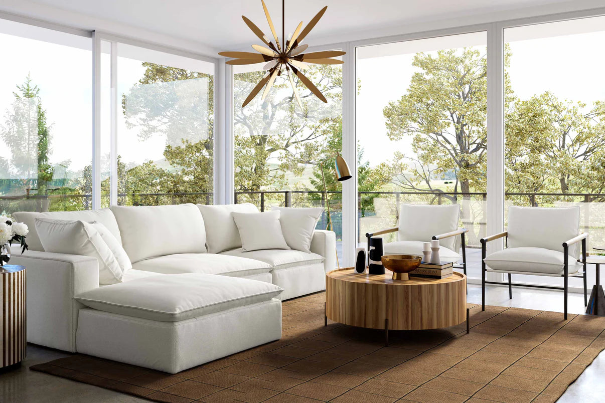 Cali 4-Piece Performance Fabric Modular Sectional