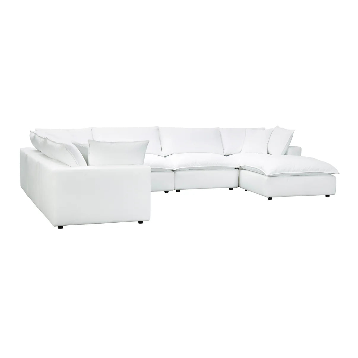 Cali 7-Piece Performance Fabric Modular Large Chaise Sectional