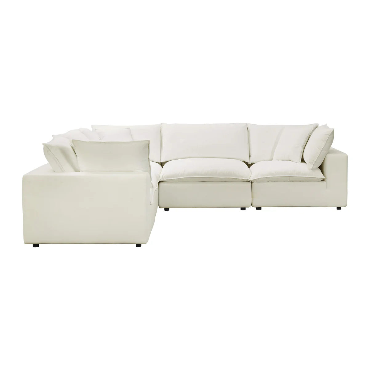 Cali 5-Piece Performance Fabric Modular L-Sectional