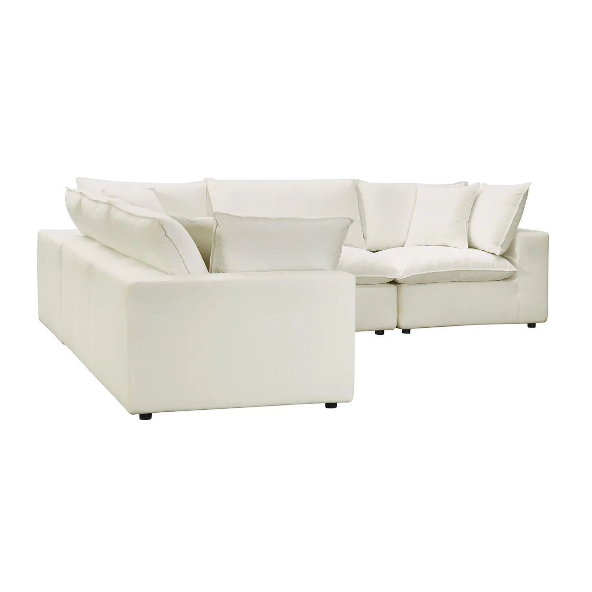 Cali 5-Piece Performance Fabric Modular L-Sectional