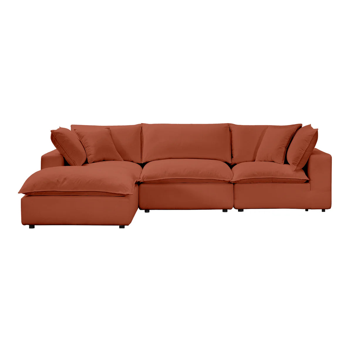 Cali 4-Piece Performance Fabric Modular Sectional