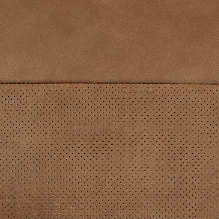 Cali 7-Piece Brown Leather Modular Large Chaise Sectional