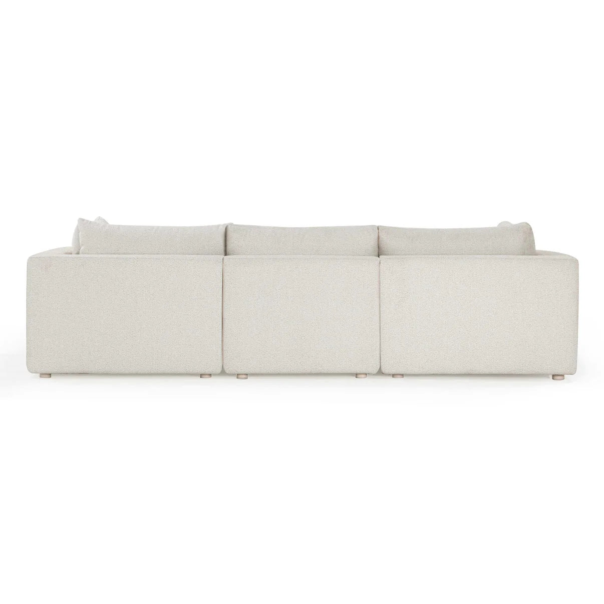 Hangover 4-Piece Cream Outdoor Modular Sectional