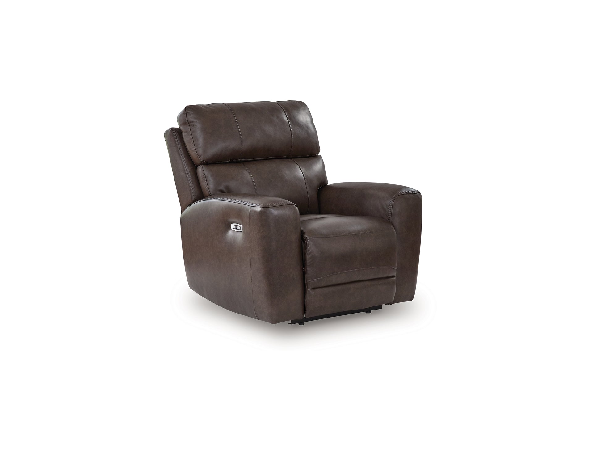 Beadel Dual Power Leather Recliner - Venini Furniture 