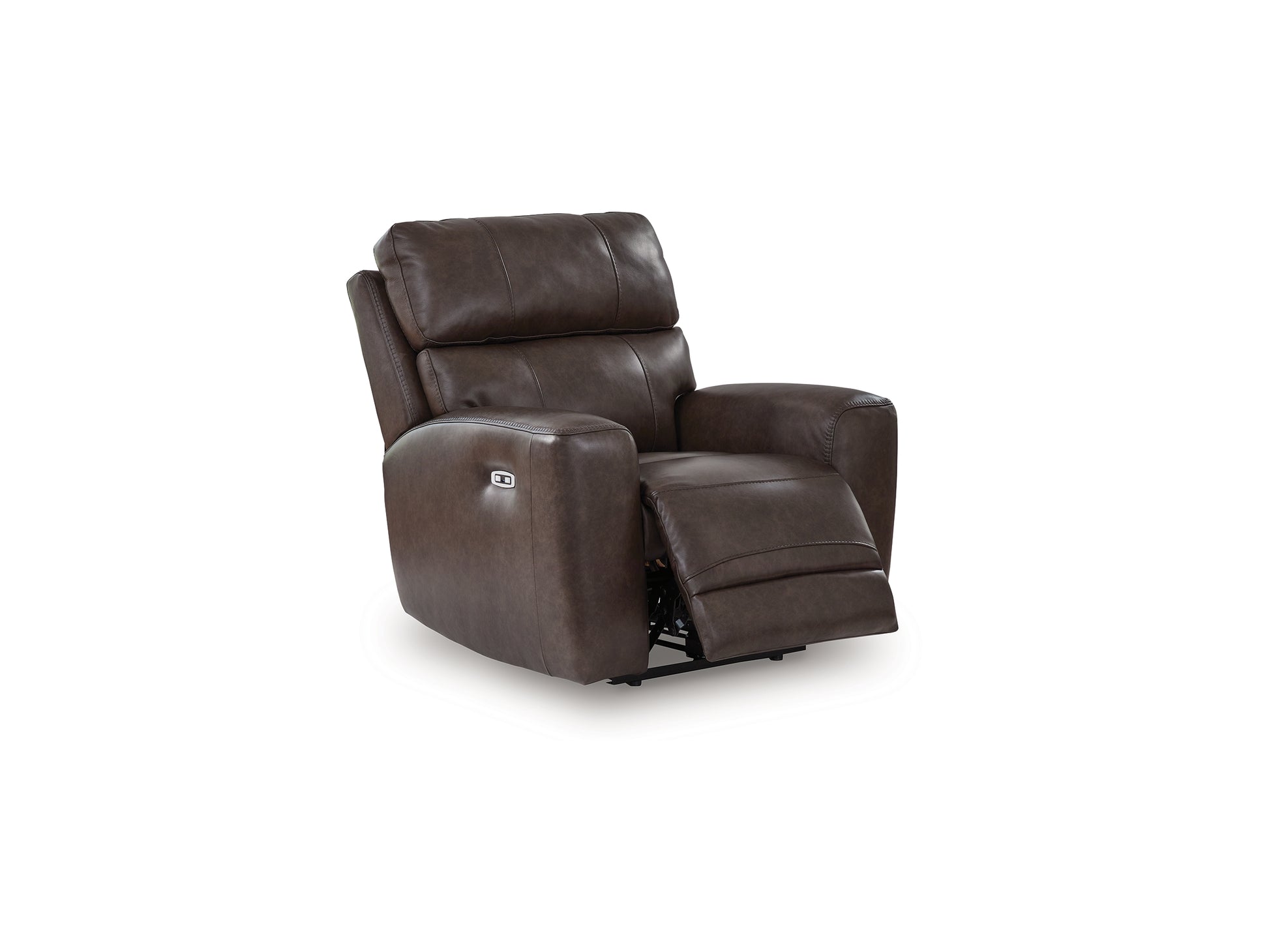 Beadel Dual Power Leather Recliner - Venini Furniture 