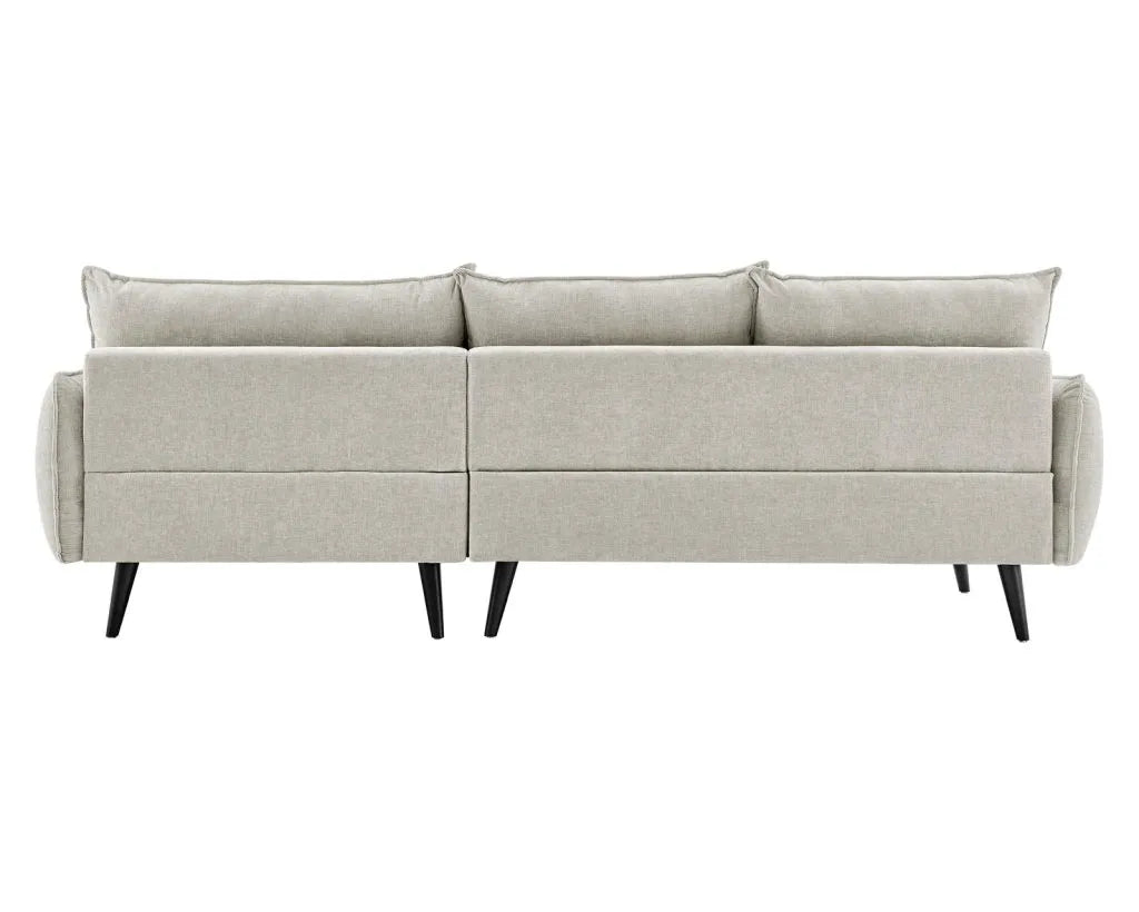 PARIS Sectional Right or Left in Beige, Light Gray or Dark Gray.