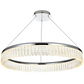 Rune 1 Light 32 inch Chrome Chandelier Ceiling Light 2060D32C