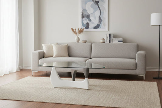 Camila Coffee Table White & Grey - Venini Furniture 