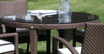 Optional Tempered Glass for Atlantis Patio Dining Table 47" Round Table