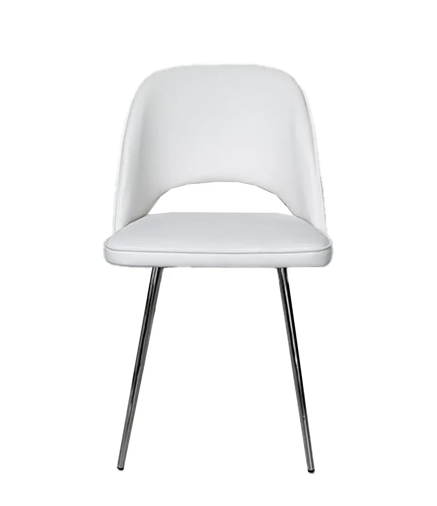 Hill Dining Chair Grey, Black & White.