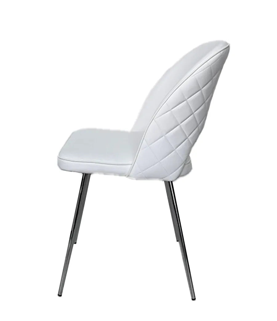 Hill Dining Chair Grey, Black & White.