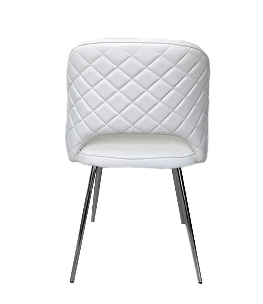 Hill Dining Chair Grey, Black & White.