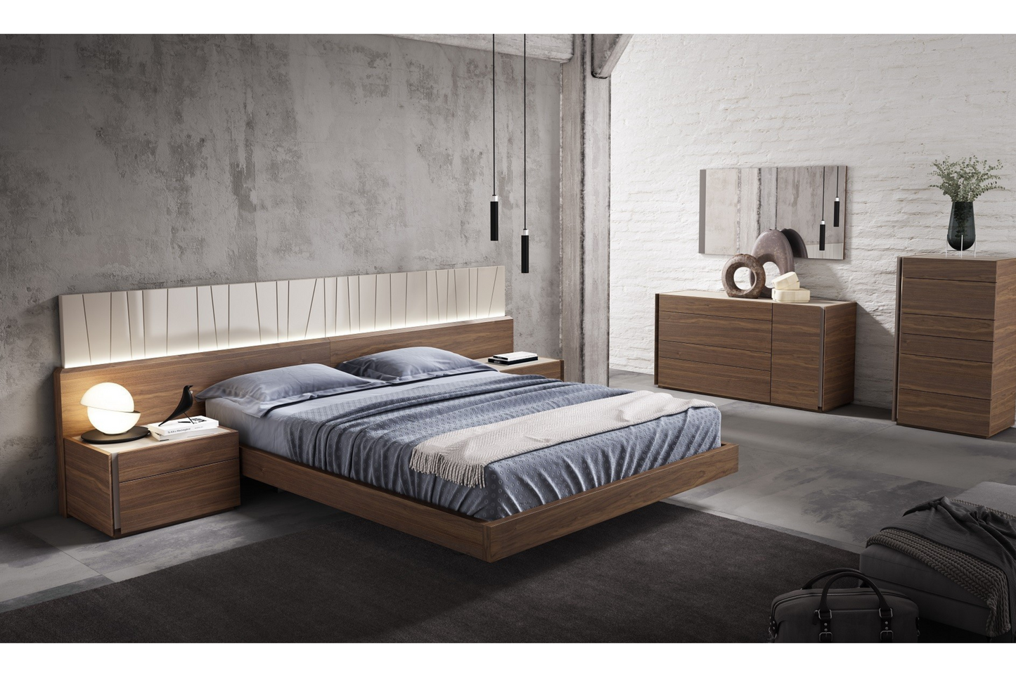 Porto Premium Bedroom Nightstand SKU: 17867