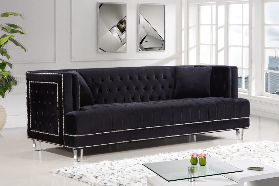 Lucas Velvet Sofa SKU: 609-S
