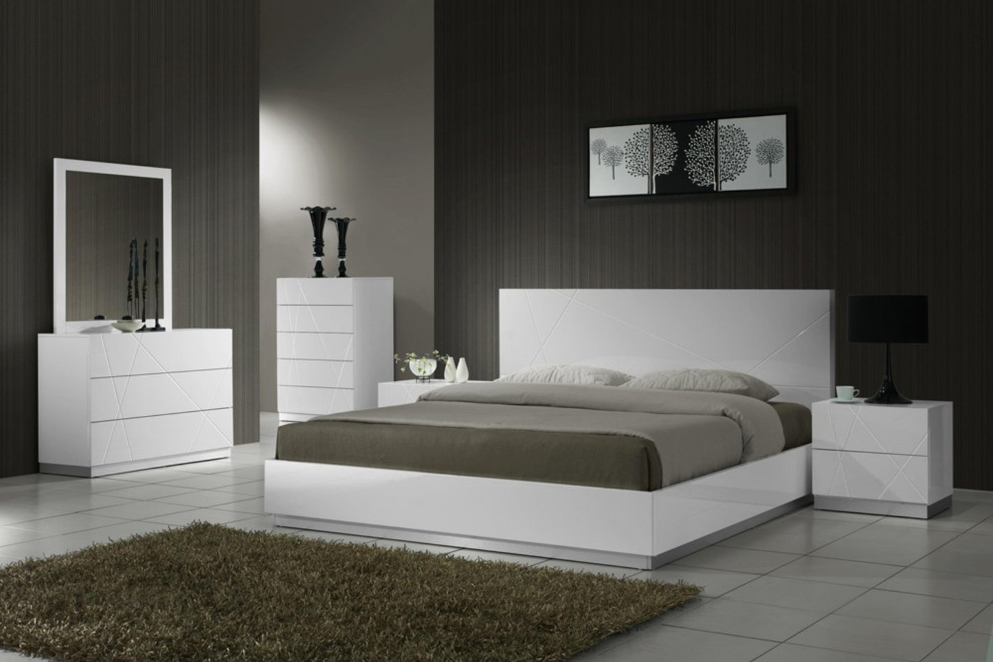 Naples Bedroom Bed SKU: 17686