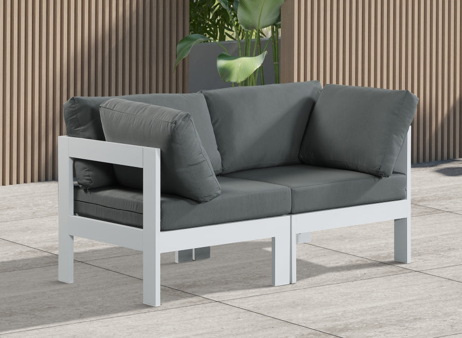 Nizuc Outdoor Patio Aluminum Modular Sofa SKU: 375-S60A