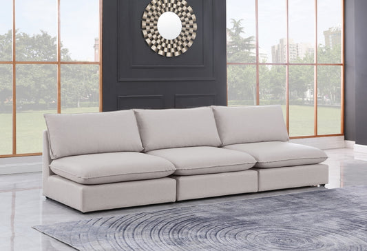 Mackenzie Linen Textured 120" Modular Sofa Model: 688-S120A