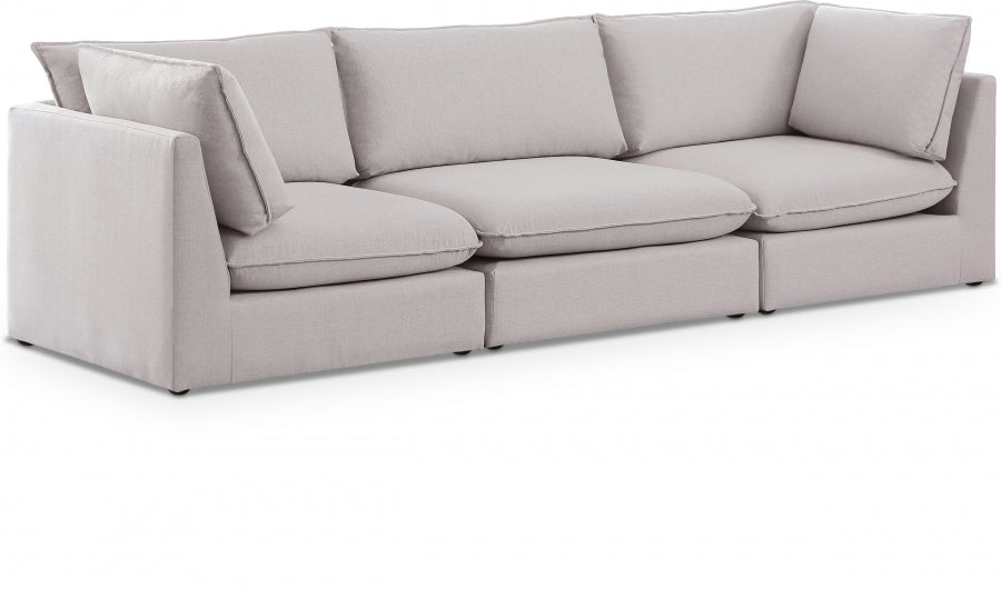 Mackenzie Linen Textured 120" Modular Sofa Model:  688-S120B