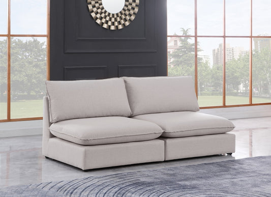 Mackenzie Linen Textured 80" Modular Sofa Model: 688-S80A