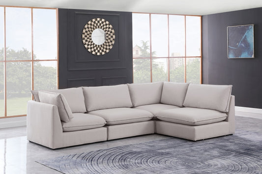 Mackenzie Linen Textured Modular Sectional Model: 688-Sec4A