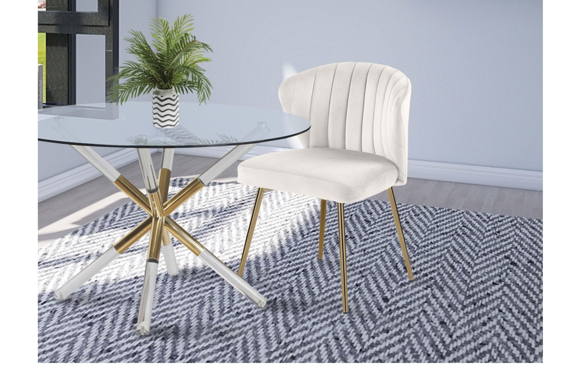 Mercury Dining Table SKU: 916-T - Venini Furniture 