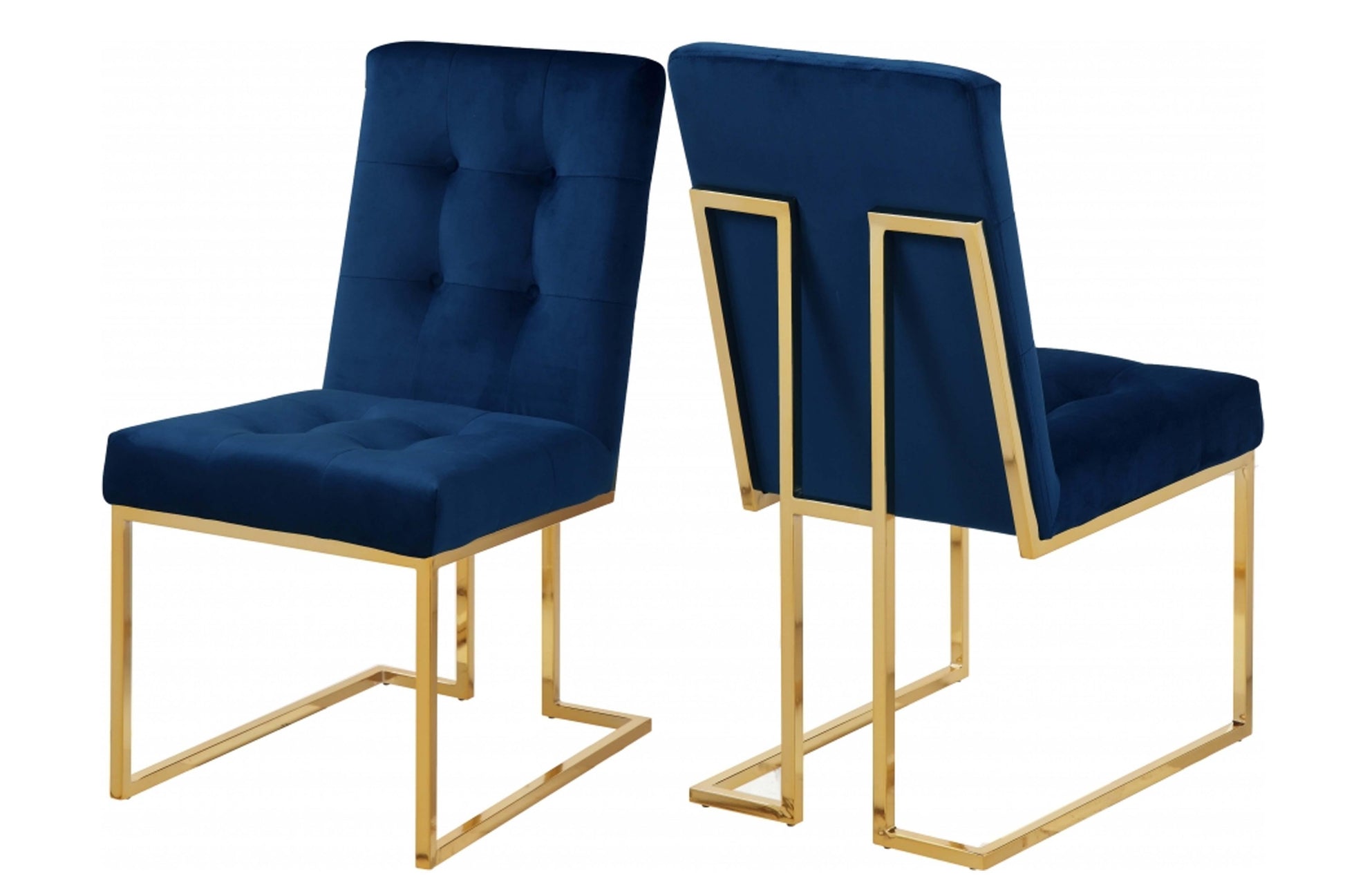 Pierre Velvet Dining Chair SKU: 714-C - Venini Furniture 
