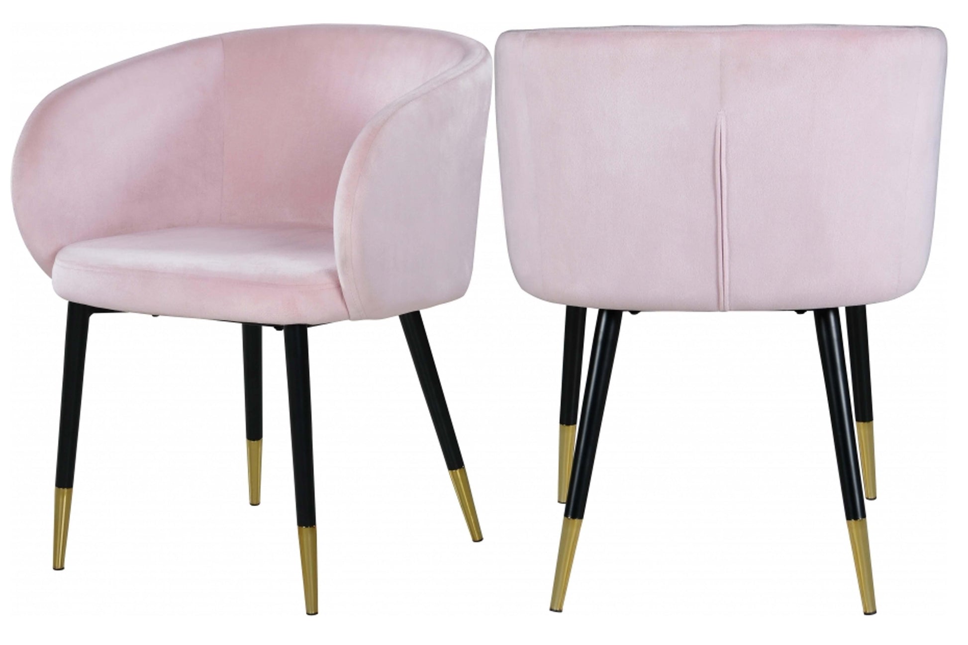 Louise Velvet Dining Chair SKU: 733-C - Venini Furniture 