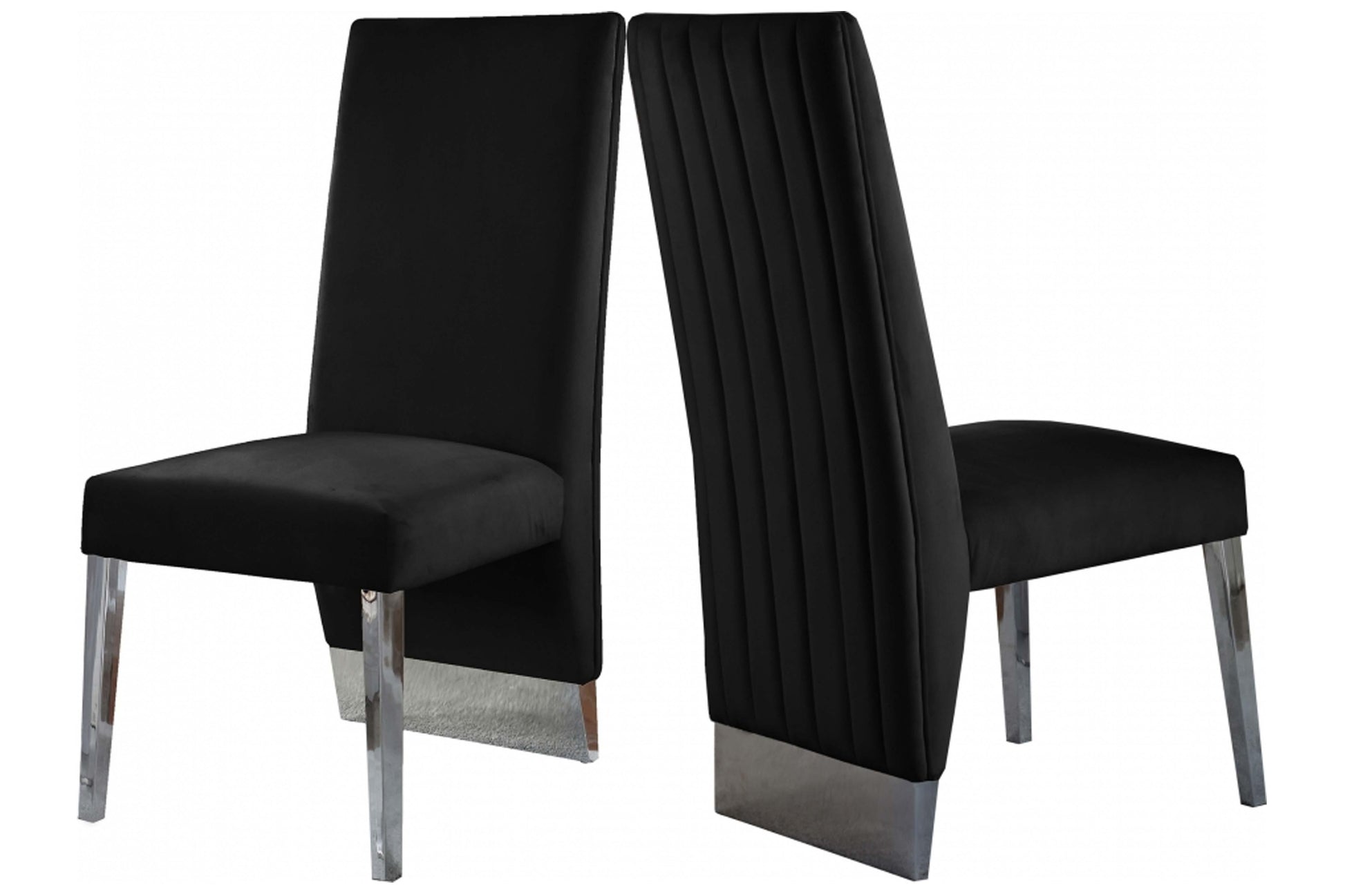 Porsha Velvet Dining Chair SKU: 756-C - Venini Furniture 