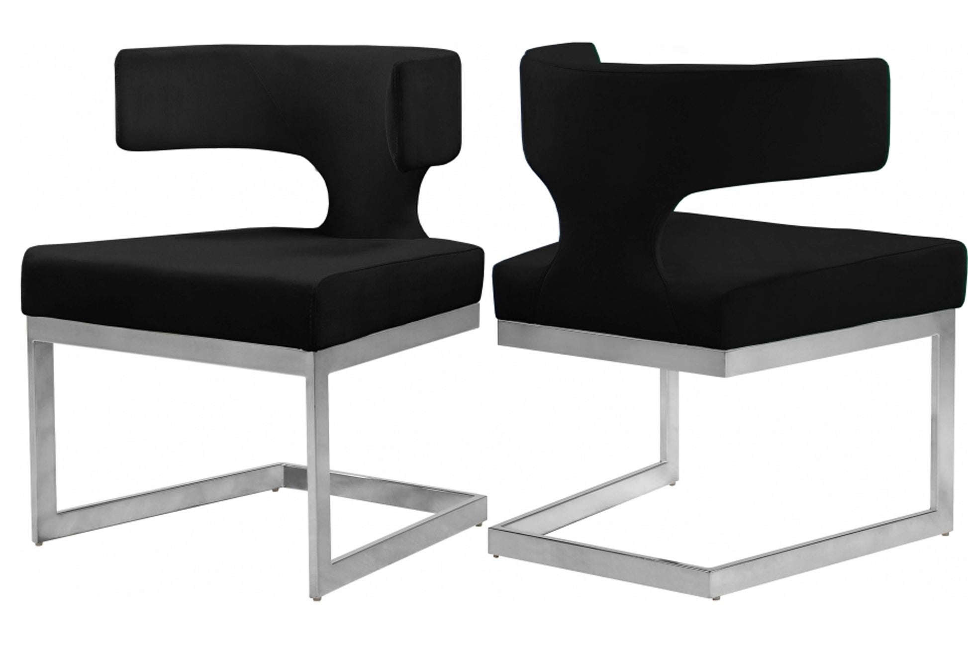 Alexandra Velvet Dining Chair SKU: 954-C - Venini Furniture 