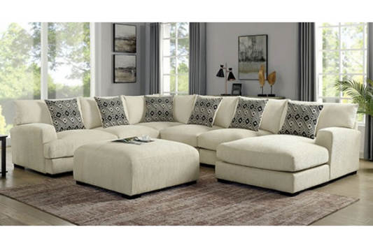 Terni U-Sectional Right Chaise Model 18CM6587BG-SECT
