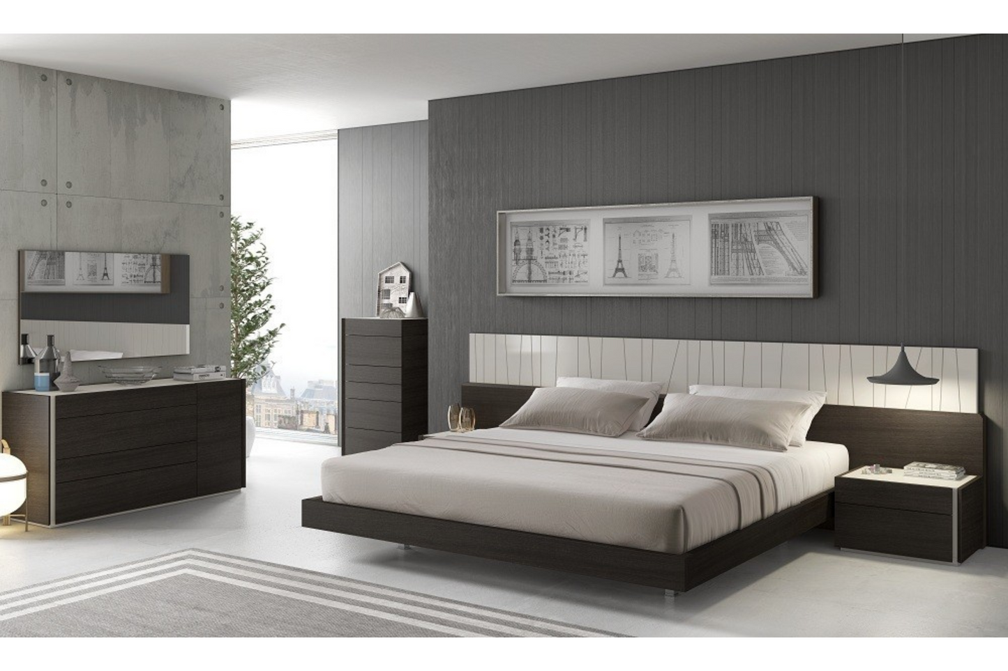 Porto Premium Bedroom Bed SKU: 17867