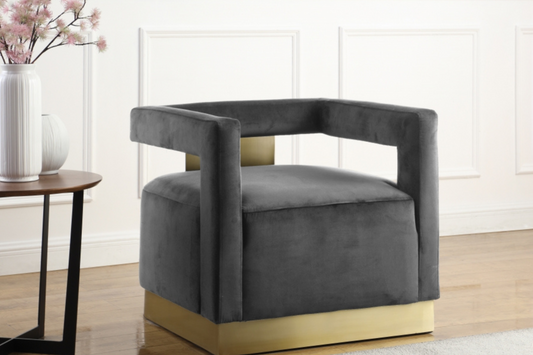 Armani Velvet Accent Chair SKU: 597