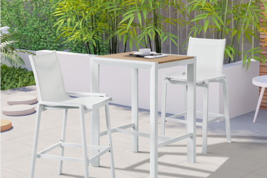 Nizuc Outdoor Patio Aluminum Bar Table SKU: 377-T